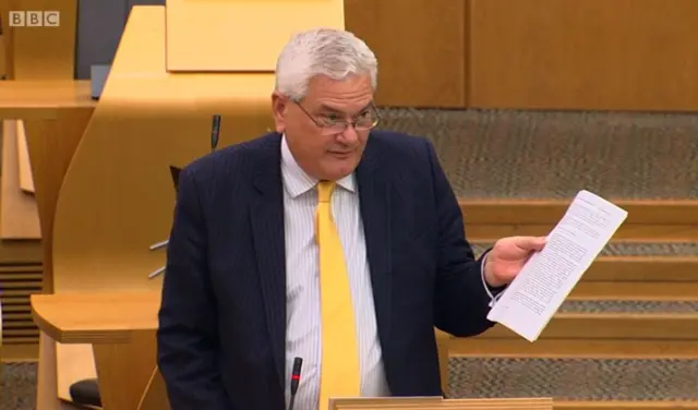 Lib Dem MSP Mike Rumbles