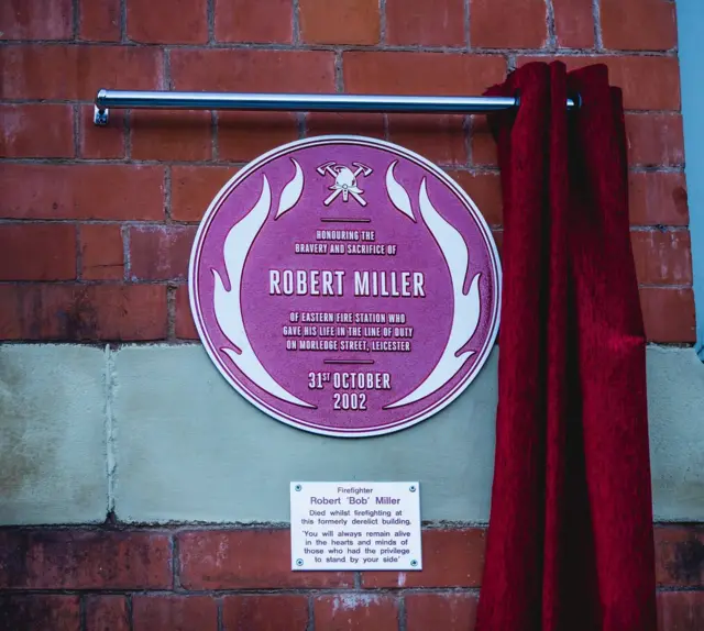 Plaque for Bob Miller