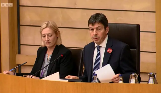 Presiding Officer Ken Macintosh