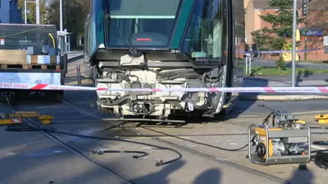 Tram crash