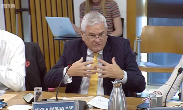 Lib Dem MSP Mike Rumbles