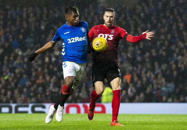 Alfredo Morelos and Kirk Broadfoot