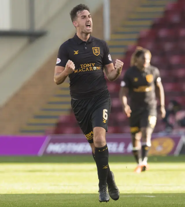 Livingston midfielder Shaun Byrne