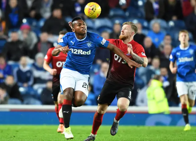 Alfredo Morelos and Alan Power