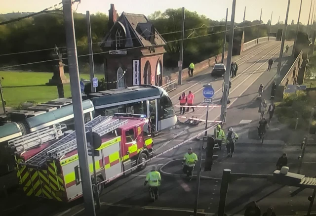 Tram crash