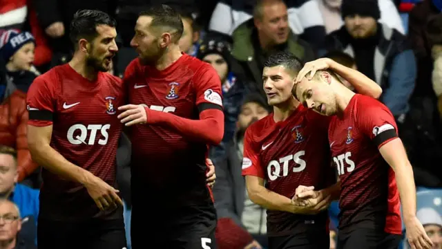 Kilmarnock celebrate