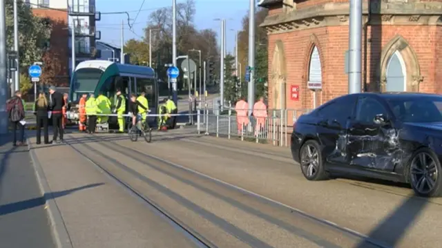 Tram crash