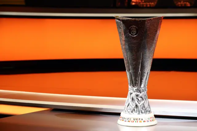 The Europa League trophy