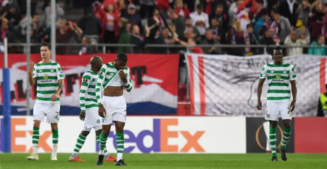 Celtic lost to Salzburg in Austria