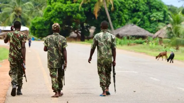 Troops in Cabo Delgado province