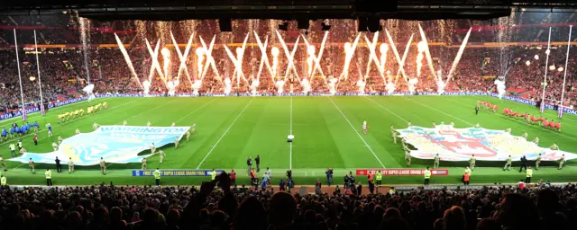 Super League Grand Final fireworks