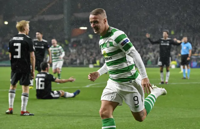 Leigh Griffiths came off the bench to nod in a late winner for Celtic