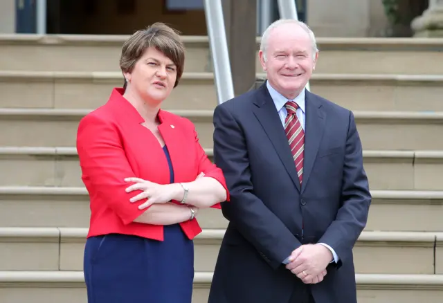 Arlene Foster and Martin McGuinness