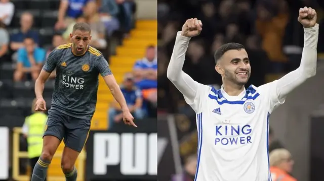 Rachid Ghezzal and Islam Slimani