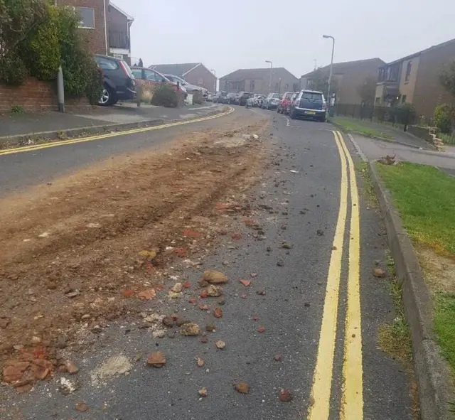 Flytipped rubbish