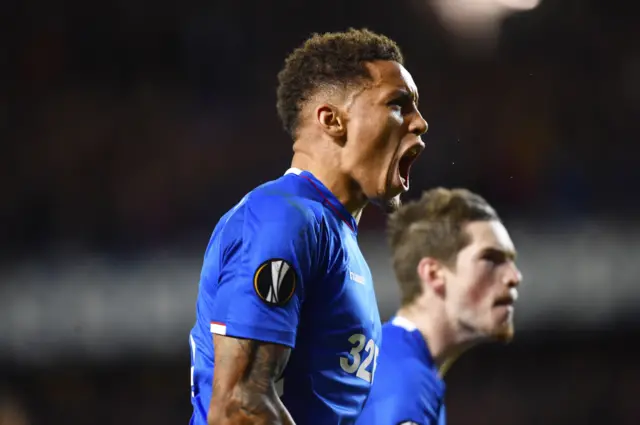 Rangers captain James Tavernier scored from the penalty spot