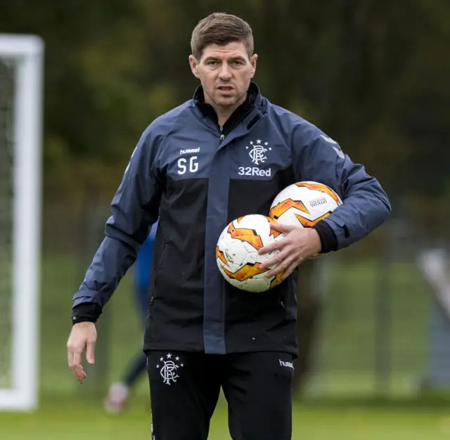 Rangers manager Steven Gerrard