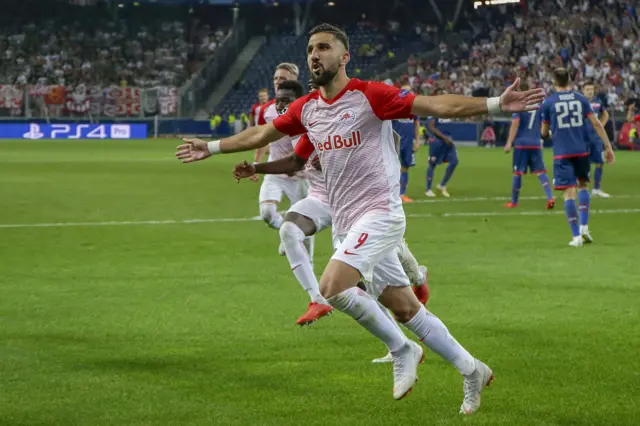 Salzburg striker Moanes Dabour is likely to face Scotland next week