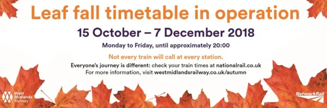 Railway timetable announcement