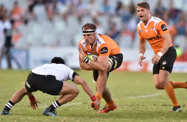 Neill Jordaan in action for Cheetahs