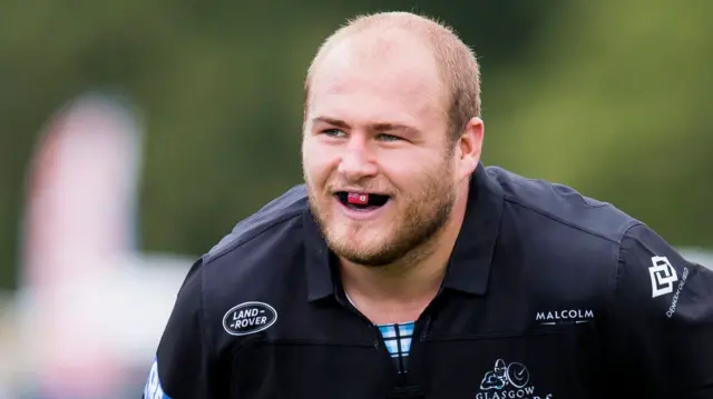 Glasgow Warriors prop Adam Nicol