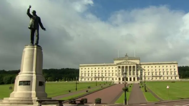 The Carson statue at Stormont