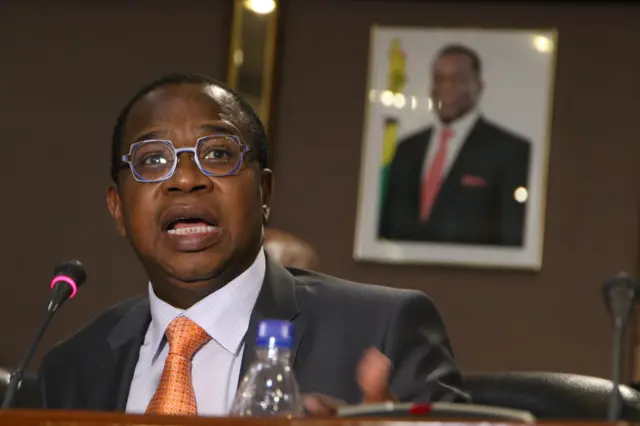 Zimbabwe Economic Minister Professor Mthuli Ncube