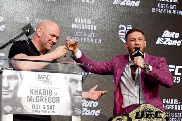 Conor McGregor and Dana White