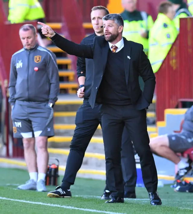 Motherwell manager Stephen Robinson