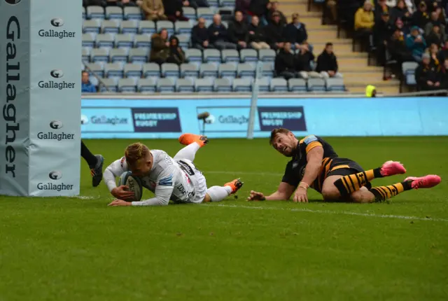 Ben Vellacott scores