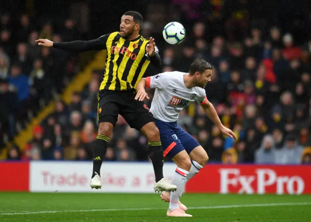 Troy Deeney and Simon Francis