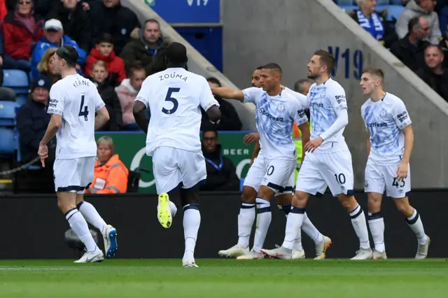 Everton celebrate