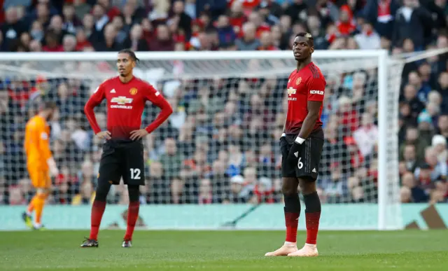 Paul Pogba and Chris Smalling