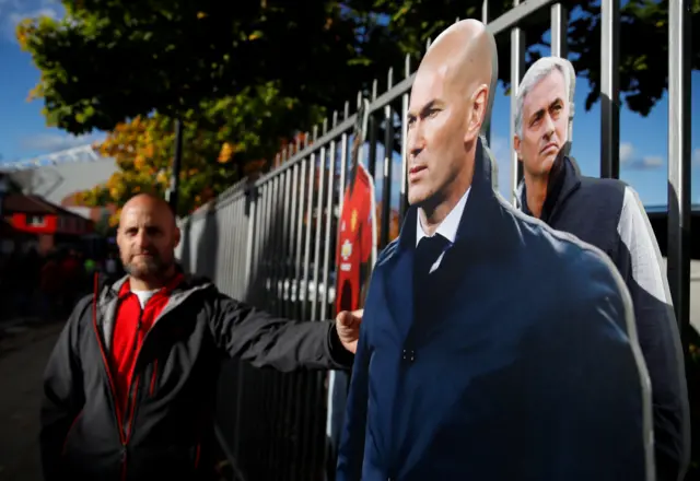 Zinedine Zidane at Old Trafford