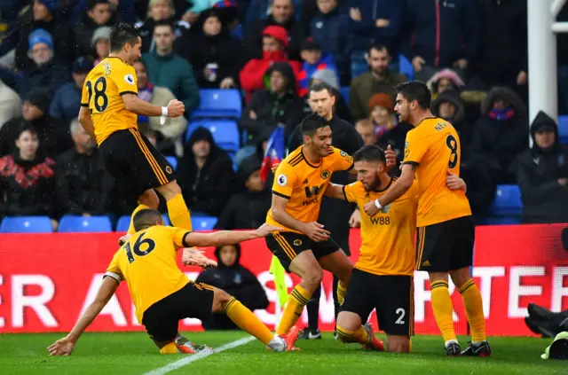 Wolves celebrate