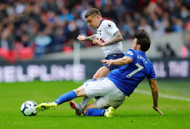 Harry Arter and Kieran Trippier