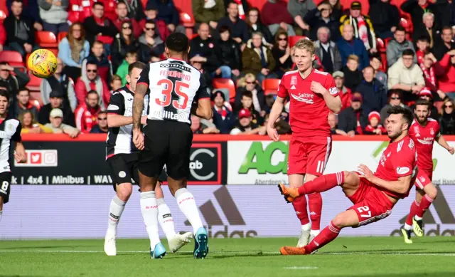 Aberdeen's Connor McLennan scores to make it 2-0