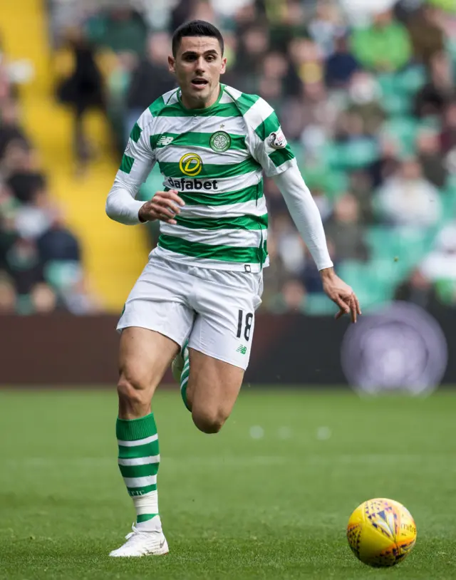 Celtic midfielder Tom Rogic