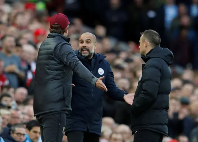 Jurgen Klopp and Pep Guardiola