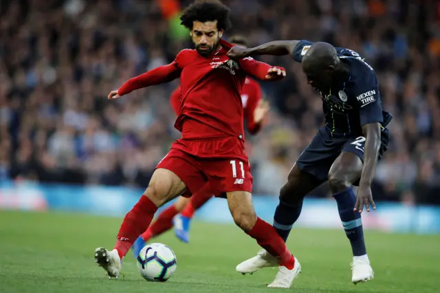 Mo Salah and Benjamin Mendy