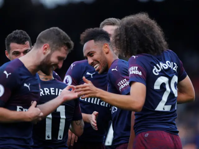 Arsenal celebrate