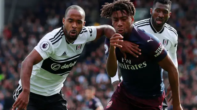 Denis Odoi and Alex Iwobi