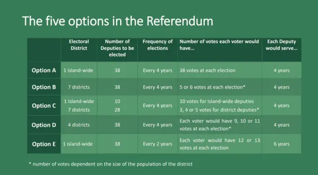 voting options