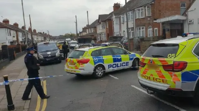 Police in Leicester