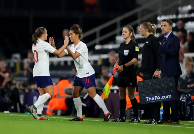 Fran Kirby and Fara Williams