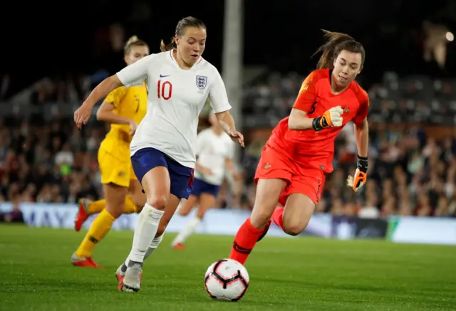 Fran Kirby and Mackenzie Arnold