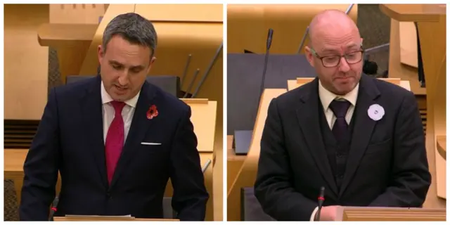 Alex Cole-Hamilton and Patrick Harvie