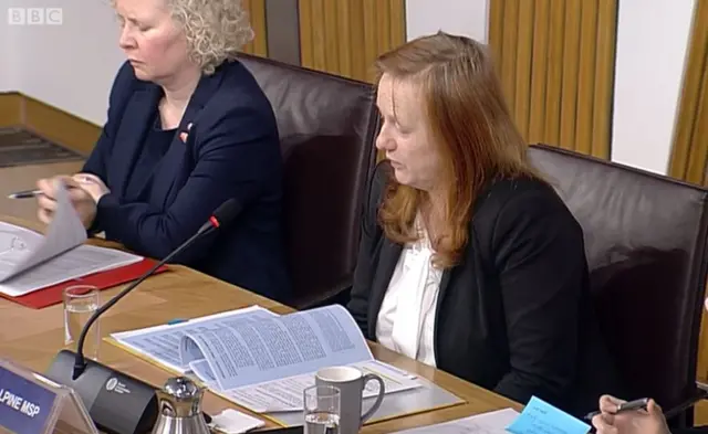 Committee convener Joan McAlpine