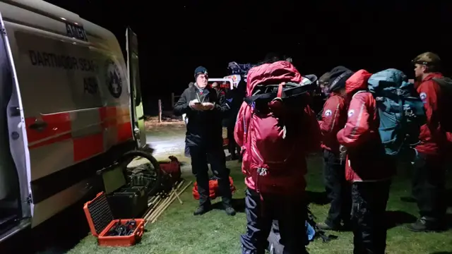 Dartmoor Search and Rescue team