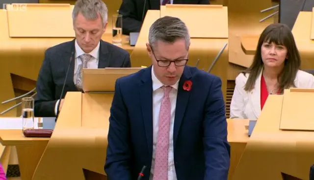 Finance Secretary Derek Mackay